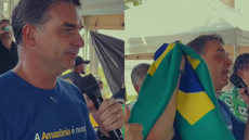 Flávio Bolsonaro defendeu a redução da maioridade penal em publicação nas redes sociais - Imagem: Reprodução