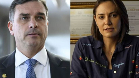 Flávio Bolsonaro afirmou que Michelle Bolsonaro tem desempenhado papel central no fortalecimento do PL Mulher e na mobilização de novas lideranças femininas - Imagem: Reprodução