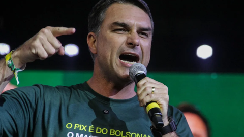 Pré-candidato ao Planalto elevou o tom contra a esquerda durante discurso - Imagem: Vitor Souza | AFP