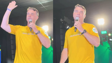 O pré-candidato ao Planalto discursou em evento partidário realizado em Vitória, no Espírito Santo - Imagem: Reprodução | Redes Sociais