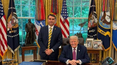 Reunião em Washington marca articulação internacional do senador - Imagem: Reprodução