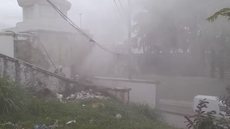 Incêndio ocorreu debaixo de viaduto em São Paulo - Imagem: Reprodução / David Irikura / TV Globo