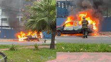 As causas do incêndio ainda são desconhecidas - Imagem: Reprodução / Redes Sociais
