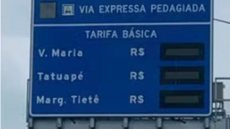 Sistema de pedágio free flow promete viagens mais rápidas e sem paradas obrigatórias, mudando a experiência dos motoristas - Imagem: Reprodução/Tv Globo