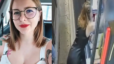Mulher desferiu tapa após discussão por cebola em sanduíche - Imagem: Reprodução