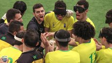 seleção brasileira masculina de futebol de cegos - Imagem: reprodução grupo bom dia