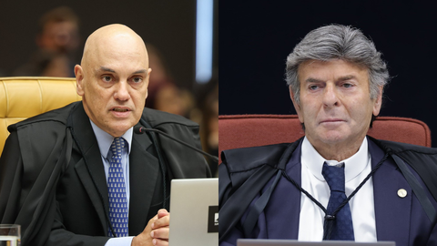 Ministro Luiz Fux durante sessão do STF em que defendeu o Rio de Janeiro e criticou generalizações sobre corrupção no estado - Imagem: Reprodução
