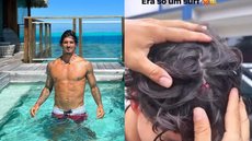 Gabriel Medina se machuca e corta a cabeça durante surfe - Imagem: Reprodução/ Instagram @gabrielmedina