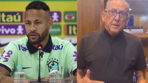 Galvão Bueno esclarece rumores sobre sua relação Neymar "ele se perdeu" - Imagem: reprodução Instagram I @neymarjr @galvaobueno