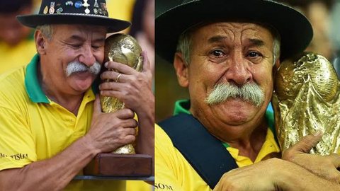 O 'Gaúcho da Copa' faleceu aos 60 anos - Imagem: reprodução Twitter