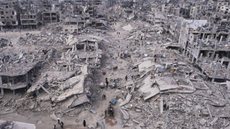 A proposta israelense de trégua de 45 dias é rejeitada pelo Hamas, que considera as condições inaceitáveis para um acordo - Imagem: Reprodução / X / @VividProwess