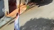 GCM em surto morre após confronto com PM - Imagem: Reprodução / Câmera de Segurança