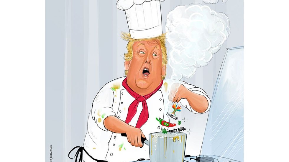 Geopolítica, tarifas e economia interna mexem com o Brasil de Lula a Trump - Imagem: Divulgação/Coluna Esplanada