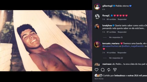 Pedro Gil, músico e filho mais velho de Gilberto Gil, é lembrado em homenagem emocionante pelo pai em seu aniversário - Imagem: Reprodução/Instagram