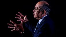 Ministro do STF, Gilmar Mendes, durante entrevista - Imagem: Reprodução / Agência Brasil / Valter Campanato
