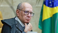 Ministro Gilmar Mendes durante sessão do STF que debateu a aplicação da Lei de Drogas - Imagem: Reprodução
