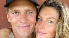Gisele Bündchen e o marido Tom Brady - Imagem: reprodução/Instagram @gisele