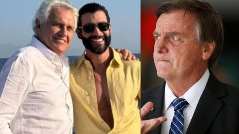 Ronaldo Caiado, Gusttavo Lima e Jair Bolsonaro - Imagem: Reprodução | Redes Sociais