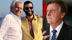 Ronaldo Caiado, Gusttavo Lima e Jair Bolsonaro - Imagem: Reprodução | Redes Sociais