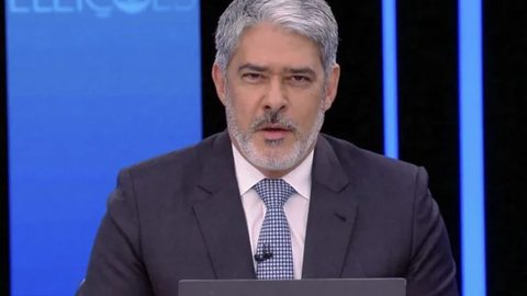 William Bonner, âncora do Jornal Nacional (TV Globo) - Imagem: reprodução/TV Globo