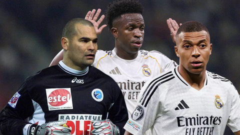 José Luis Chilavert durante entrevista em que criticou Vinícius Júnior e Mbappé - Imagem: Reprodução