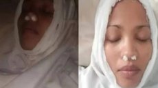 Liza Dewi Pramita fez fotos de seu "cadáver" para publicar nas redes sociais e convencer a todos de sua "morte" - Imagem: reprodução/Facebook