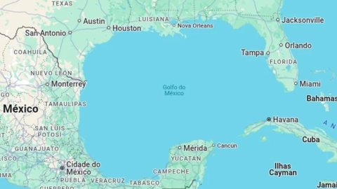 Nome será alterado para Golfo da América - Imagem: Reprodução / Google