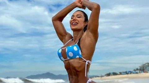 Gracyanne Barbosa é conhecida nas redes sociais por exibir o corpo malhado - Imagem: Reprodução/Instagram @graoficial