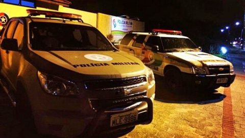 Grávida recebe chute na barriga durante assalto - Imagem: reprodução Instagram @policiamilitar_santacatarina