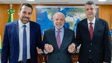 O presidente Luiz Inácio Lula da Silva e o novo ministro Guilherme Boulos - Imagem: Reprodução / Ricardo Stuckert / PR
