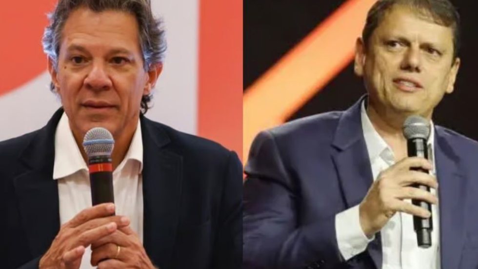 Datafolha: Tarcísio tem 46% das intenções de voto e abre vantagem sobre Haddad na disputa pelo governo de SP