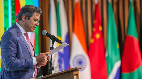 Haddad reforça compromisso do Brasil com justiça fiscal e cooperação internacional - Imagem: Diogo Zacarias | Ministério da Fazenda
