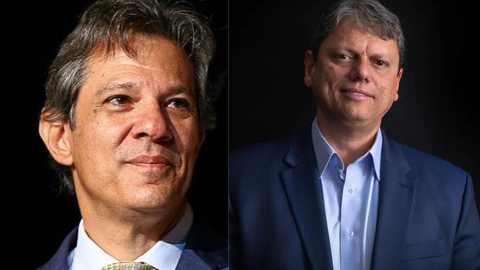 Apesar da liderança, Tarcísio enfrenta desafios com adversários como Haddad, Tebet e Alckmin, mantendo a disputa acirrada - Imagem: Reprodução/Celso Tavares/g1/USP Direito