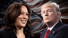 Kamala Harris e Donald Trump - Imagem: Reprodução / X (twitter)