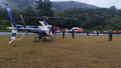 Helicóptero dos bombeiros cai e deixa vítimas durante buscas por aeronave desaparecida em MG - Imagem: Reprodução /  Arquivo pessoal / Leidiana de Fatima