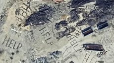 Pedidos misteriosos de socorro no Google Maps chamam atenção da web - Imagem: Reprodução/Google Earth