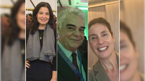 Maria Fernanda Araújo Pinheiro, Silvio Tini de Araújo e Carla Terzaghi Tuck Schneider. - Imagem: Reprodução | Redes Sociais