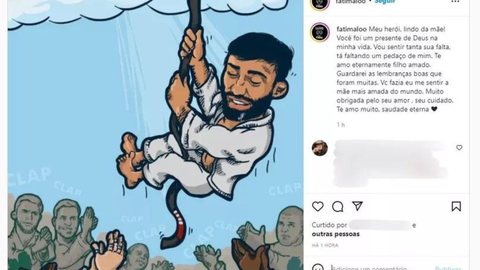 'Meu herói, está faltando um pedaço de mim', diz mãe de Leandro Lo; campeão mundial de jiu-jítsu foi morto por PM em SP - Imagem: Reprodução | Instagram