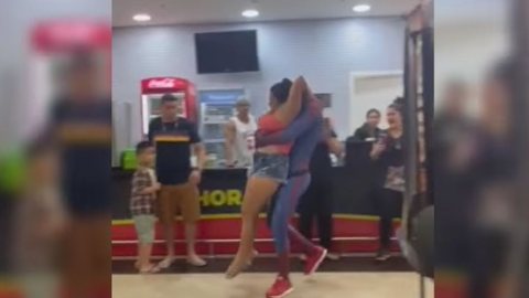 Artista fantasiado de 'Homem-Aranha' separa briga de casal em supermercado - Imagem: reprodução Instagram @miranhamanaus