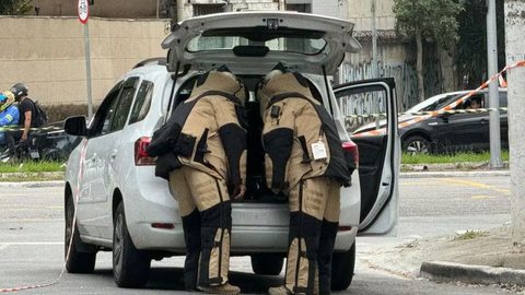 Homem é detido na Barra Funda com quantidade surpreendente de explosivos - Imagem: Reprodução / TV Globo / Abraão Cruz