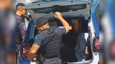 Pessoas que estavam no local intervieram e ajudaram a capturar o agressor - Imagem: Divulgação / Guarda Municipal de Jundiaí