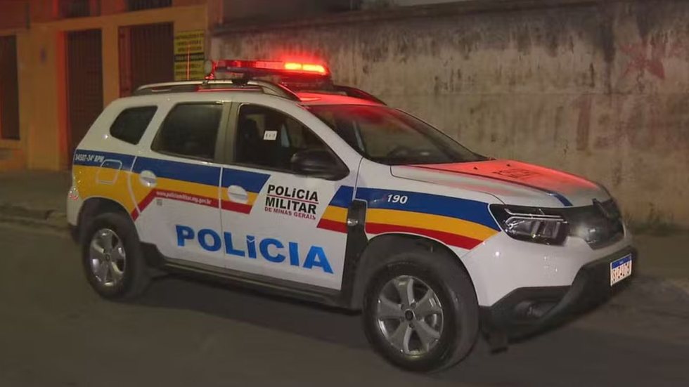 Viatura da Polícia Militar MG - Imagem: Reprodução / TV Globo