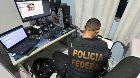 Homem é preso em operação policial contra armazenamento de imagens de abuso sexual - Imagem: Divulgação/ Polícia Federal