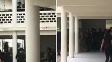 Homem invade escola e causa pânico entre alunos; veja vídeo - Imagem: reprodução ND+