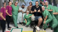 Homem mais alto do Brasil passa por amputação de perna após infecção - Imagem: Reprodução / Arquivo pessoal