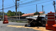 Homem morre após passar mal e bater carro no interior de São Paulo - Imagem: Reprodução/G1/TV Vanguarda