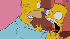 Homer Simpson anuncia que não vai mais estrangular Bart - Imagem: Reprodução/Os Simpsons
