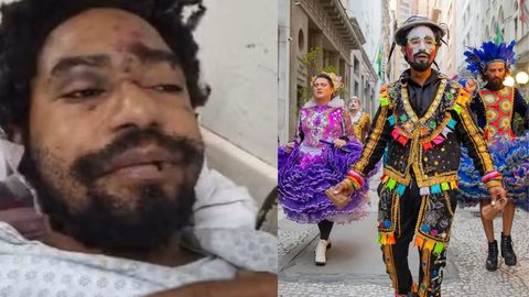 Os suspeitos do ataque ainda não foram identificados, e a polícia investiga o caso como uma tentativa de homicídio por motivo fútil - Imagem: Reprodução
