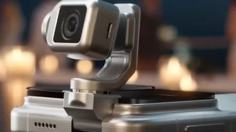 Honor Robot Phone possui câmera de 200 megapixels instalada em um braço robótico retrátil, capaz de acompanhar pessoas, estabilizar vídeos e girar quase 360 graus - Imagem: Reprodução