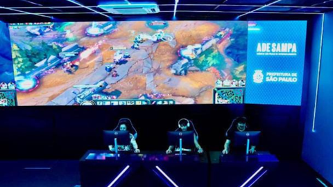Espaço de capacitação em jogos eletrônicos inaugurado no centro de São Paulo - Imagem: Leon Rodrigues / SECOM